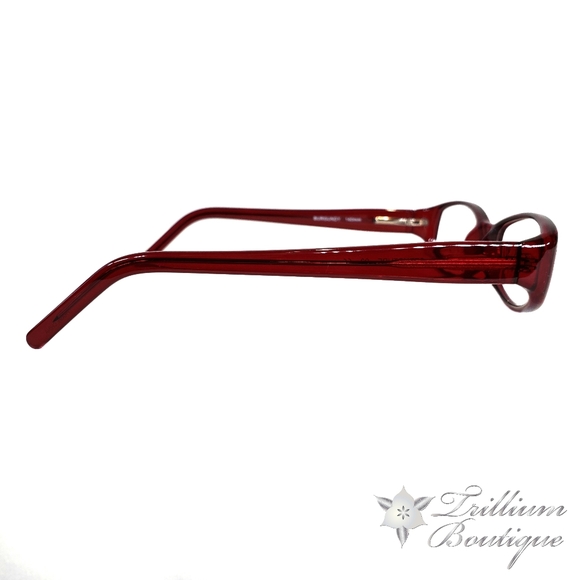 Structure 93 Women's Burgundy Glasses Frames - Picture 6 of 7